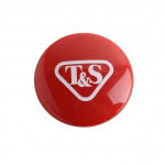 T&S Brass Press-In Index Red Hot Water