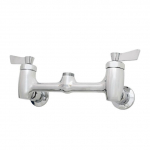 Fisher 8" Backsplash Control Valve w/Swivel Stem Cartridges, Lever Handles & Swivel ⅜" Female Outlet