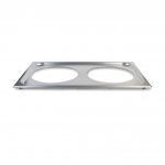 Vollrath Stainless Steel Adapter Plate w/Two 8⅜" Round Cutouts