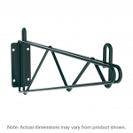 Metro Super Erecta® Direct Wall Mount 24" Shelf Epoxy Coated Single Bracket
