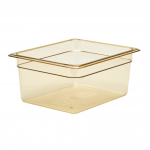 Cambro H-Pan™ High Heat Hot Food Pan Half Size x 6" Amber
