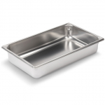 Jacob's Pride® Super Pan V® Stainless Steel Steam Table Food Pan Full Size 4" Deep