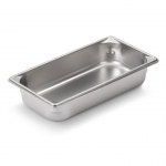Jacob's Pride® Super Pan V® Stainless Steel Steam Table Food Pan Third Size 2½" Deep