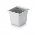 Jacob's Pride® Super Pan V® Stainless Steel Steam Table Food Pan Sixth Size 6" Deep
