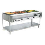 Servewell® Stainless Steel 700W 5-Well Hot-Food Table 208~240V/1Ph