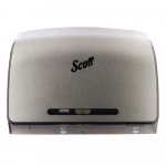 Scott® Pro Jumbo Roll Coreless Toilet Paper Dispenser Single Roll Faux Stainless