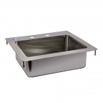 Omcan Stainless Steel Single Drop-In 14"×10"×5" Sink with Flat Top