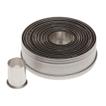 Ateco 11-pc Plain Round Cutter Set