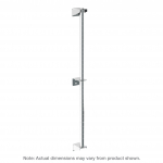 Metro Super Erecta Wall Mount Shelving 54" Post with Brackets