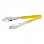 Brown One-Piece 9" Tongs Yellow