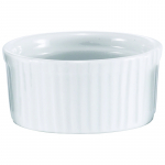 Browne 5oz White Ribbed Ramekin