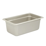 Stainless Steel Steam Table Insert Pan Fourth Size 4" Deep