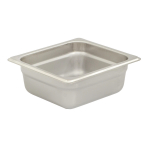 Stainless Steel Steam Table Insert Pan Sixth Size 2½" Deep