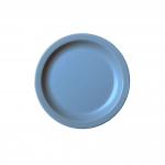 Cambro Camwear® Dinnerware 6‌9⁄16" Side Plate w/Narrow Rim Slate Blue