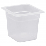 Cambro Translucent Food Pan Sixth Size 6" Deep