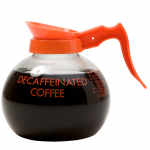 Curtis® Crystalline™ Glass Coffee Decanter Orange Handle