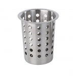 Browne Perforated Stainless Steel Flatware Cylinder