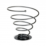 Tablecraft Galaxy 8½" Black Spiral Bread Basket