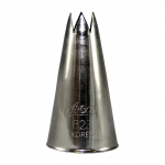Ateco #22 Open Star 5⁄16" Stainless Steel Piping Tip
