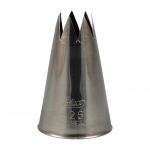 Ateco #826 Open Star ½" Stainless Steel Piping Tip