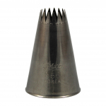 Ateco #866 French Star ½" Stainless Steel Piping Tip