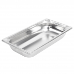 Jacob's Pride® Super Pan 3® Stainless Steel Steam Table Food Pan Third Size 2½" Deep
