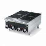 Vollrath Cayenne® Heavy-Duty Four-Hob Induction Range with Manual Controls