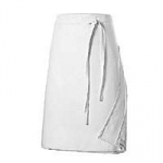 Blackwood Mid Length White 4-Way Apron