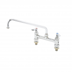 T&S Brass Mixing Faucet 8" c/c Deck Mount w/12" Swing Spout