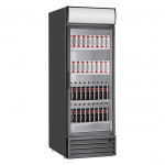 EFI 27½" Refrigerated Glass Door Merchandiser Black