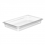 Cambro Camwear® Clear Food Pan Full Size 2½" Deep