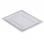 Cambro Camwear® Clear Polycarbonate Food Pan Lid Half Size Flat
