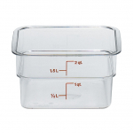 Cambro Camsquares® Clear 2 Quart Food Storage Container