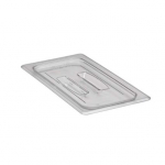 Cambro Camwear® Clear Polycarbonate Food Pan Lid Third Size Solid