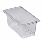 Cambro Camwear® Clear Colander Third Size 5" Deep