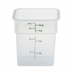 Cambro Camsquares® Translucent 4 Quart Square Food Storage Container
