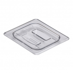 Cambro Camwear® Clear Polycarbonate Food Pan Lid Sixth Size Solid