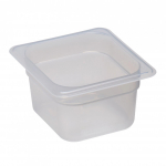Cambro Translucent Food Pan Sixth Size 4" Deep