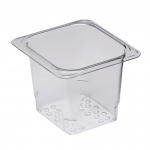 Cambro Camwear® Clear Colander Sixth Size 5" Deep