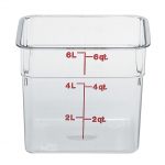 Cambro Camsquares® Clear 6 Quart Food Storage Container