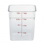 Cambro Camsquares® Clear 8 Quart Food Storage Container