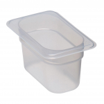 Cambro Translucent Food Pan Ninth Size 4" Deep