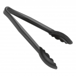 Cambro Lugano® Tongs 9" Scalloped Black