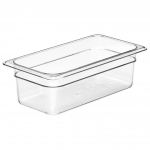 Cambro Camwear® Clear Food Pan Third Size 4" Deep