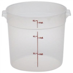 Cambro Translucent Round 6 Quart Food Storage Container