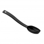 Cambro Camwear® 8" Black Salad/Buffet Solid Serving Spoon