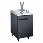 EFI 23½" Back Bar Direct Draw Cooler with 1 Tower Black