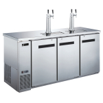 EFI 72¾" Back Bar Direct Draw Cooler with 2 Towers
