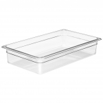 Cambro Camwear® Clear Food Pan Full Size 4" Deep