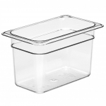 Cambro Camwear® Clear Food Pan Fourth Size 6" Deep
